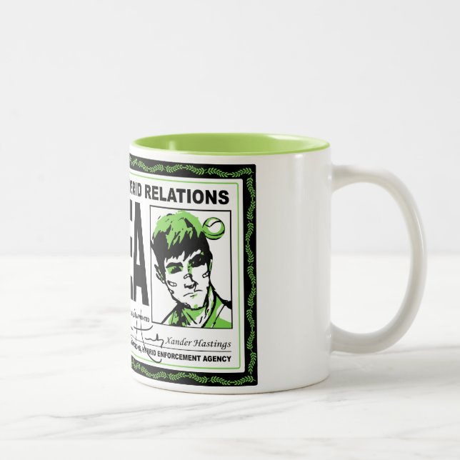 2 Couleurs Tasse hybride d'insigne de la terre HEA (Droit)