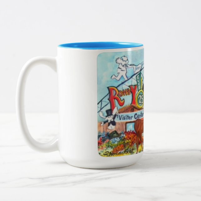 2 Couleurs Tasse icône "Alaskan Mushing "Under the Arch" (Gauche)