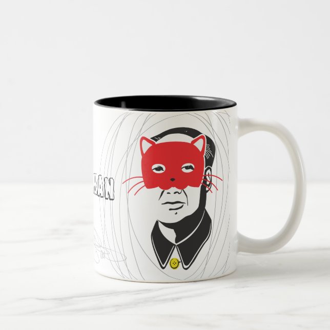 2 Couleurs Tasse II de Meow de Président (Droit)