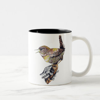 2 Couleurs Tasse impressionnante de roitelet