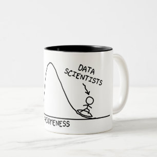 2 Couleurs Tasse impressionnante de scientifiques de données