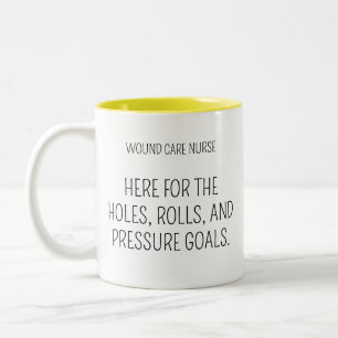 2 Couleurs Tasse Infirmière de soins des plaies Vibes, tasse