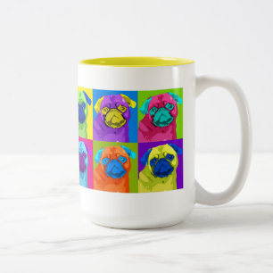 2 Couleurs tasse inspirée de carlin