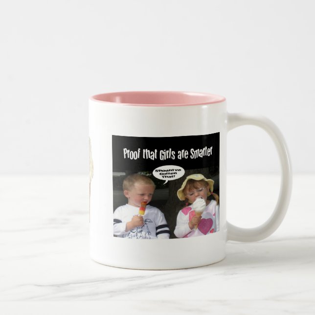 2 Couleurs Tasse intelligente de filles (Droit)