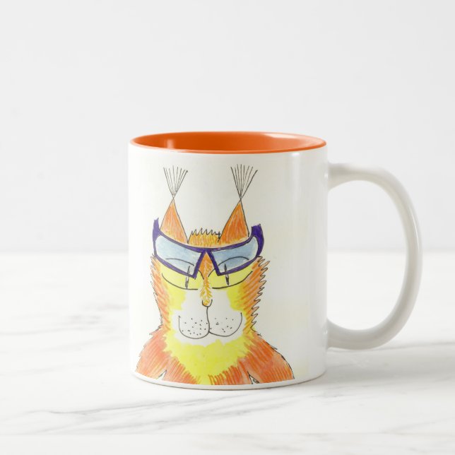 2 Couleurs Tasse interplanétaire d'Espace-Lynx (Droit)