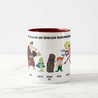 2 Couleurs Tasse inutile de super héros