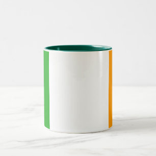 2 Couleurs Tasse irlandaise de drapeau