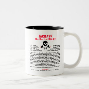 2 Couleurs Tasse - JACKASS, la coupe Martini