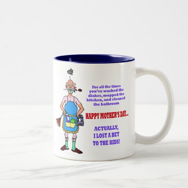 2 Couleurs Tasse J'ai Perdu Un Pari Avec Les Enfants (Droit)