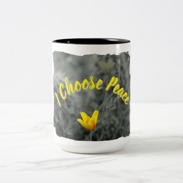 2 Couleurs Tasse Je Choisis la Paix (Centre)