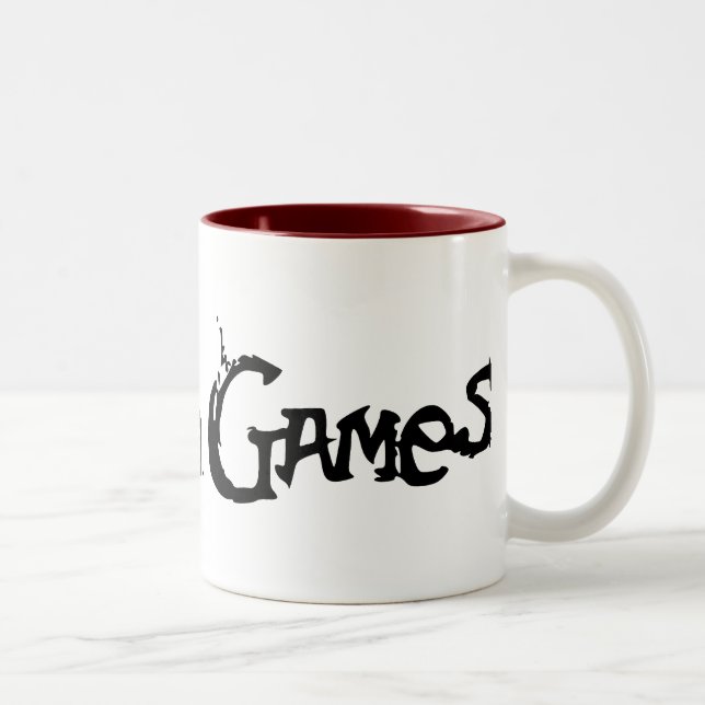 2 Couleurs Tasse : Jeux de toile d'araignée (Droit)