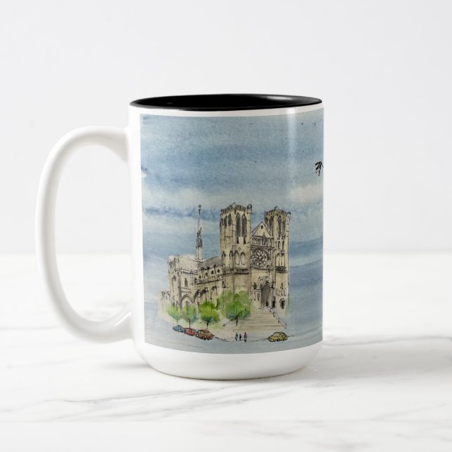 2 Couleurs Tasse : Joanna volant et Grace Cathedral (Gauche)