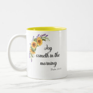 2 Couleurs Tasse Joy Cometh in the Morning