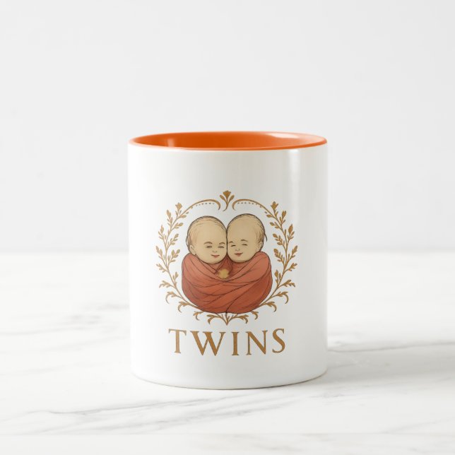 2 Couleurs Tasse - Jumeaux (Centre)