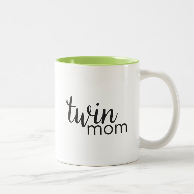 2 Couleurs Tasse jumelle de maman (Droit)