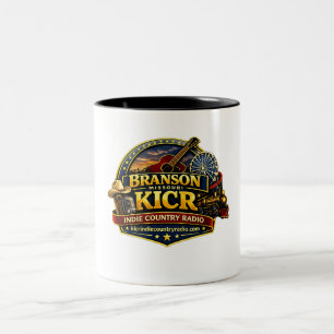 2 Couleurs tasse KICR Indie Country Radio