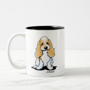 2 Couleurs Tasse KiniArt Cocker Spaniel