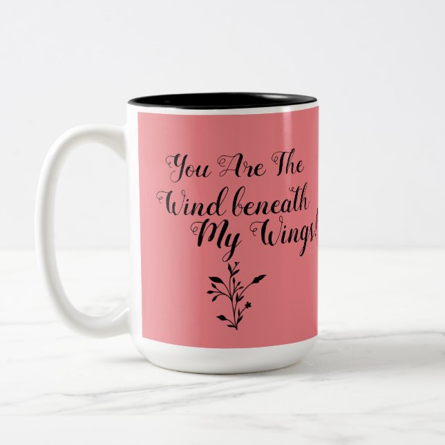 2 Couleurs Tasse Le Vent Sous Mes Ailes (Gauche)