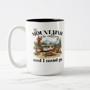 2 Couleurs Tasse Les Montagnes Appellent