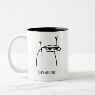 2 Couleurs tasse let's go