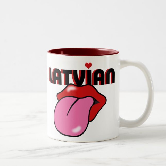 2 Couleurs Tasse letton (Droit)