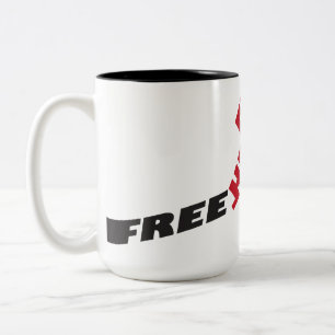 2 Couleurs Tasse libre de frénésie de talon
