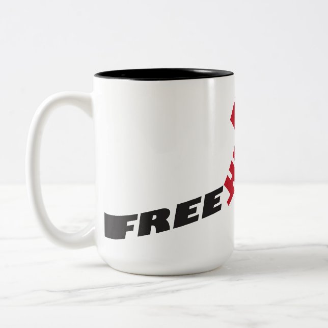 2 Couleurs Tasse libre de frénésie de talon (Gauche)