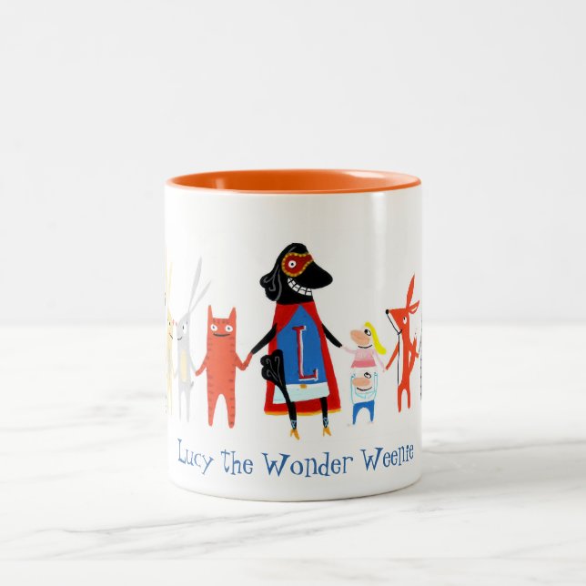 2 Couleurs Tasse Lucy la merveilleuse Weenie (Centre)