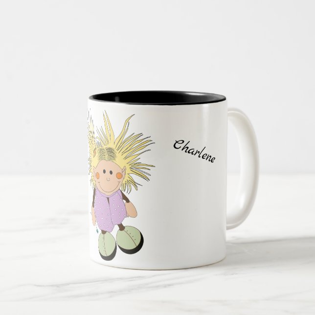 2 Couleurs Tasse "Ma petite sorcière" (Devant droit)