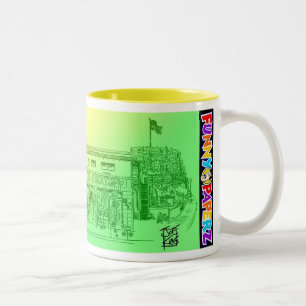 2 COULEURS TASSE : "MAGASIN DE CERF-VOLANT "