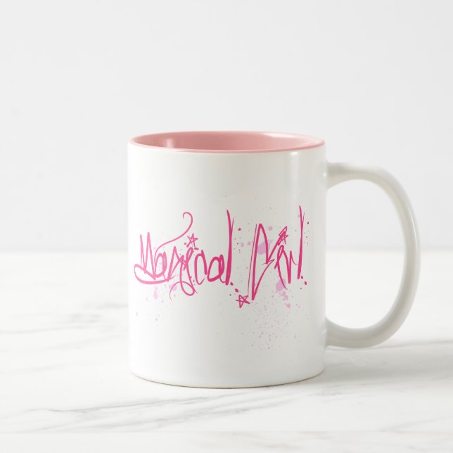 2 Couleurs Tasse magique de fille (Droit)