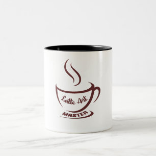 2 Couleurs Tasse maître d'art du latte