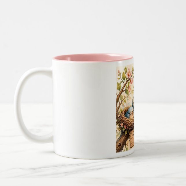2 Couleurs Tasse Maman Est à la Maison (Gauche)