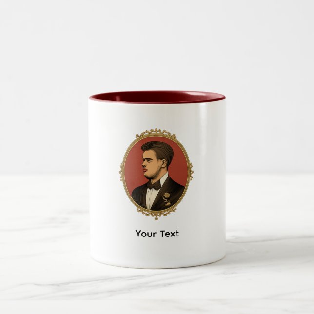 2 Couleurs Tasse - Marié (Centre)