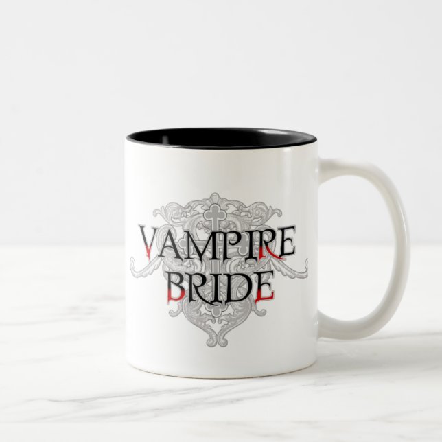 2 Couleurs Tasse Mariée Vampire (Droit)