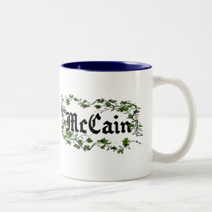 2 Couleurs Tasse McCain Lierre rampant Celtique Irlandaise
