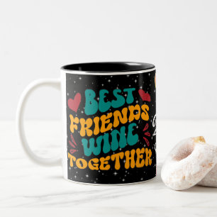 2 Couleurs Tasse Meilleurs Amis Pour Toujours avec Enfants de