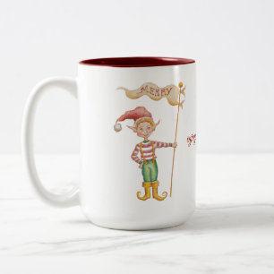 2 Couleurs Tasse Merry Elf Cup of Cheer