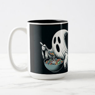 2 Couleurs Tasse Meurtrier de Céréales Fantôme Personnalisée