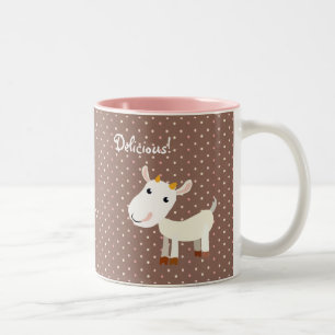 2 Couleurs Tasse mignonne de chèvre de Billy de bébé -