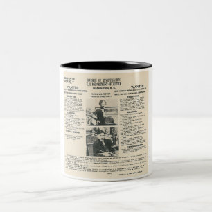 2 Couleurs tasse mignonne et de clyde fbi d'affiche
