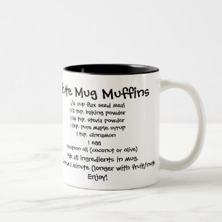 2 Couleurs Tasse minuscule saine de recette de petit pain