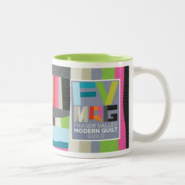 2 Couleurs Tasse moderne d'édredon de FVMQG (Droit)