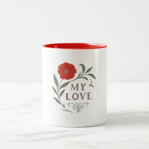 2 Couleurs Tasse - Mon amour