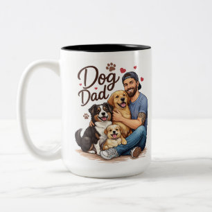 2 Couleurs Tasse Mon chien pense que je suis génial – Cadeau