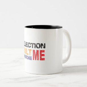 2 Couleurs Tasse Motivante Bicolore 'Construit Pas Cassé'