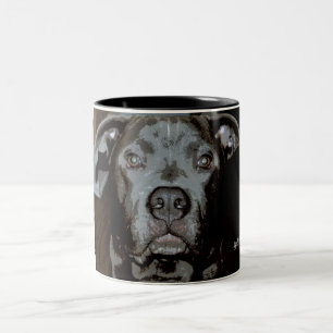 2 Couleurs Tasse Muguet Pit Bull Terrier