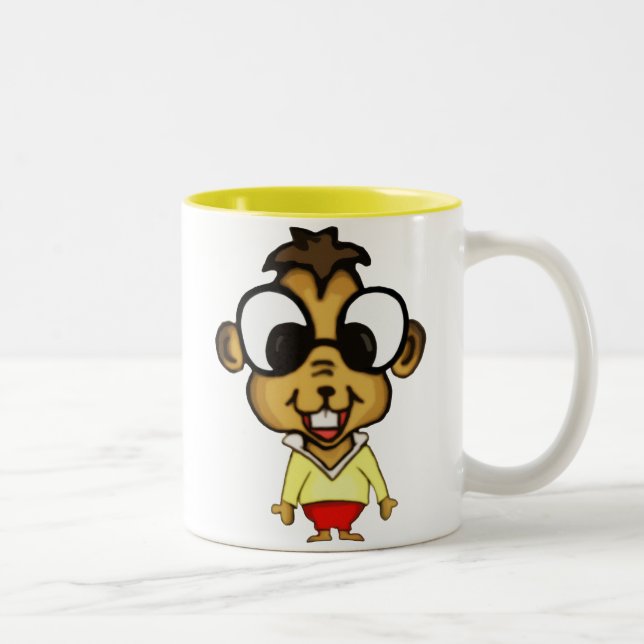 2 Couleurs Tasse myope de tamia (Droit)
