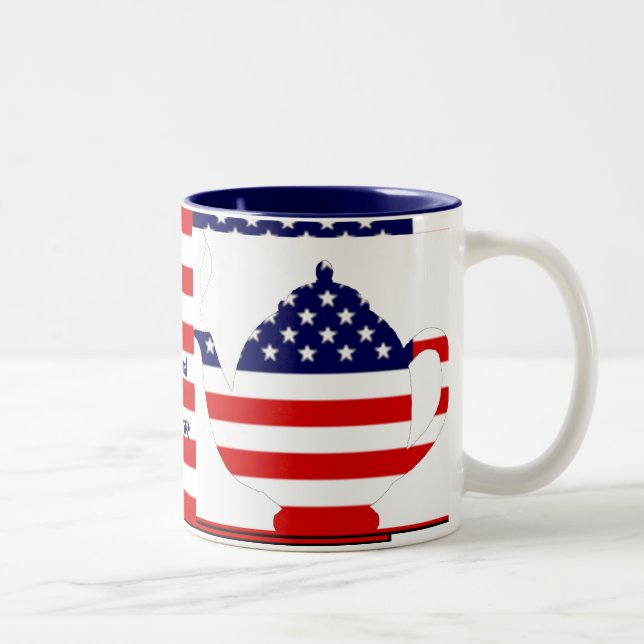 2 Couleurs Tasse nationale de thé (Droit)