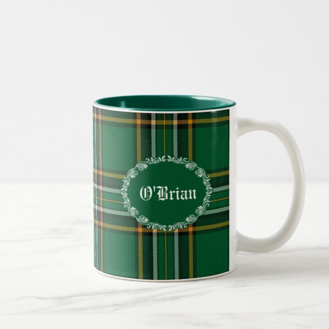 2 Couleurs Tasse nationale irlandaise verte de coutume de (Droit)